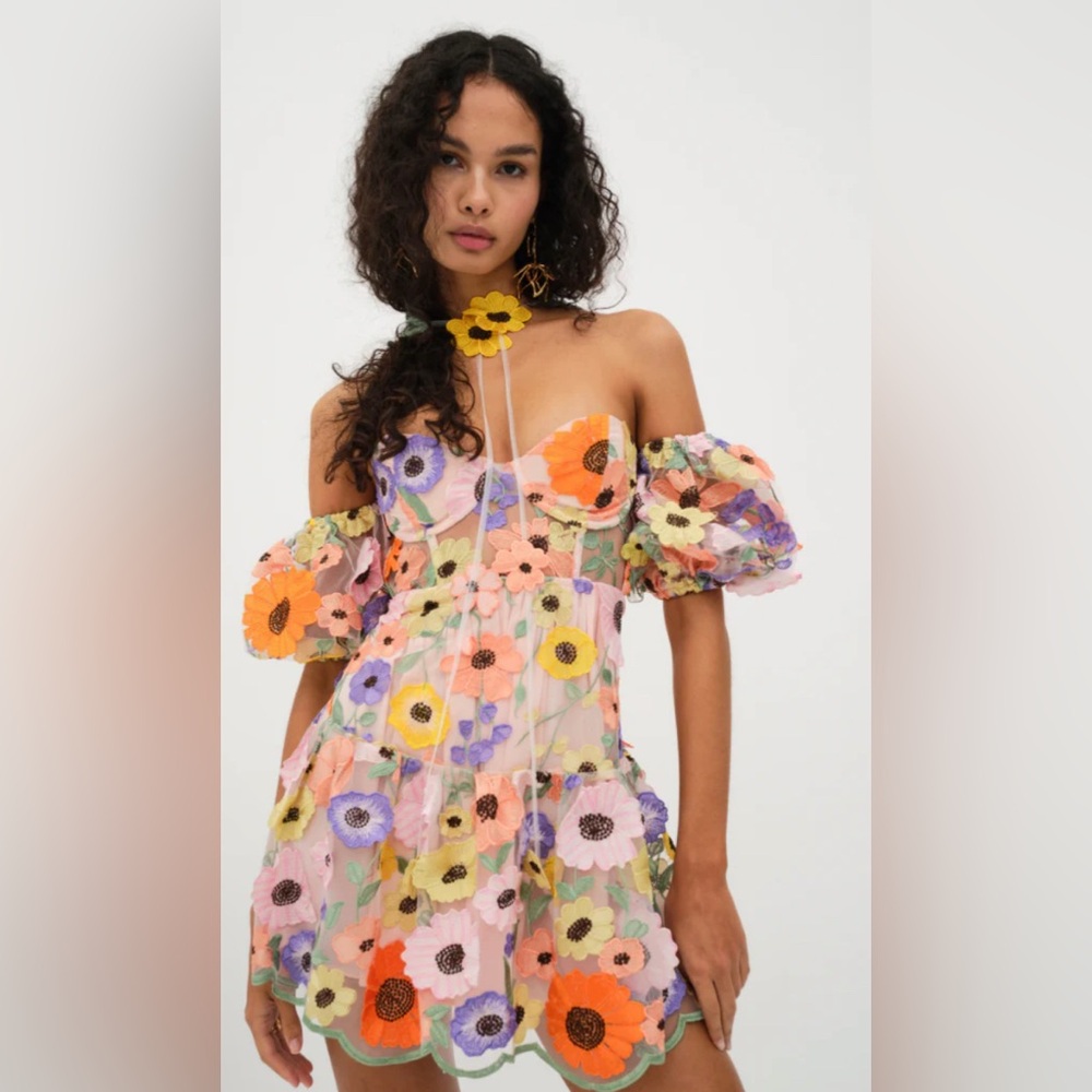 For Love And Lemons Prato Mini Dress